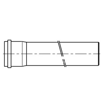Viessmann 80 PPs cső 100cm