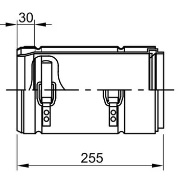 Viessmann 80/125 PPs tolókarmantyú