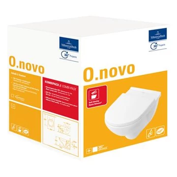 Villeroy&Boch O.novo Combi-Pack fali WC + ülőke