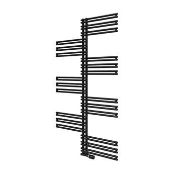 Vogel&Noot Figuresse Twist 910x1674 matt mélyfekete radiátor (FLSA016709000N0S0029)