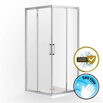 Wellis Apollo 80 két tolóajtós szögl. Kabin Easy Cleannel (80x80x190)
