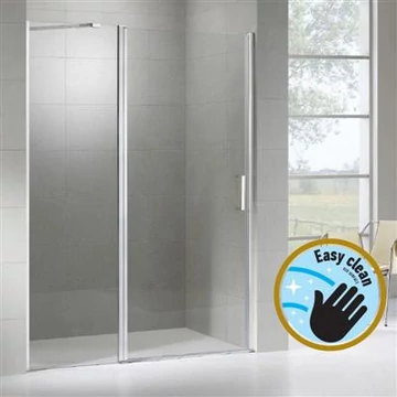 Wellis Pure nyílóajtós zuhanyfal Easy Cleannel (100x190)