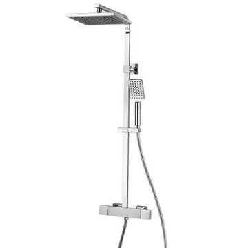 Wellis Cascade termosztátos zuhanyoszlop (31,1x50,5x90,5-135)