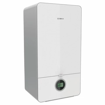 Bosch Condens 7000i W GC7000iW 30/35 C 23 kondenzációs gázkazán, kombi, feh üveg burk.30,3 kW kifutó