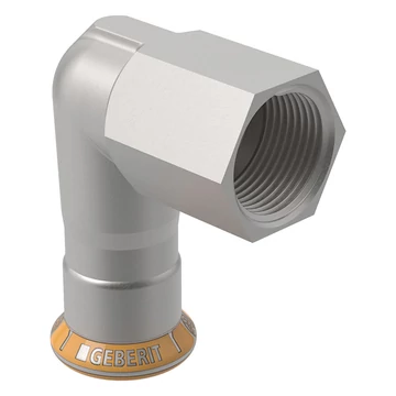 Geberit Mapress Therm Inox acél könyök 90°-os BM, d15-3/8 ", ivóvízhez nem alkalmas 1.4301