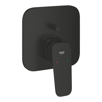 Grohe Cubeo zuhany csaptelep, színkészlet, 2 fogyasztó, matt fekete