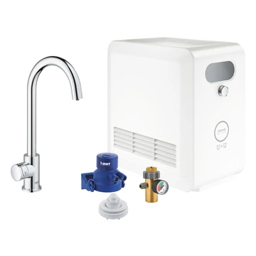 Grohe Blue Professional C-kifolyós kezdőkészlet Mono csapteleppel, szín: króm