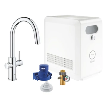 Grohe Blue Professional C-kifolyós kezdőkészlet kihúzható fejjel, szín: króm