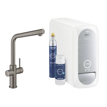 Grohe Blue Home L-kifolyós kezdőkészlet, matt hard grafit