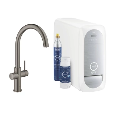 Grohe Blue Home C-kifolyós kezdőkészlet, matt hard grafit