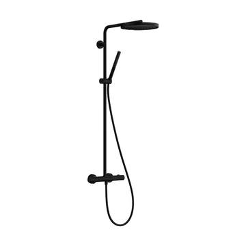 Hansgrohe Pulsify S Puro zuhany rendszer termosztátos, kézizuhany 1jet, matt fekete