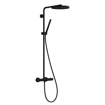 Hansgrohe Pulsify S Puro zuhany rendszer termosztátos, EcoSmart, kézizuhany 1jet, matt fekete