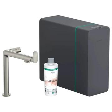 Hansgrohe Aqittura M91 Sodasystem konyhai csapt. 240, 1jet, rm. acél hatású