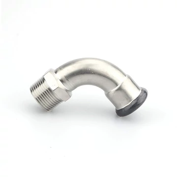 Install InoxPress Temp könyök 90 KM 18-1/2" (304)