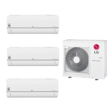 LG multi split klíma szett - kültéri: 7,9kW(MU4R27), beltéri:2,5kW(PC09SK)+3,5kW(PC12SK)+5kW(PC18SK)