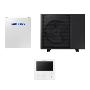 Samsung Mono R290 hőszivattyú 8 kW + vezérlő szett (szelepvezérlő + szabályzó), 1 fázis