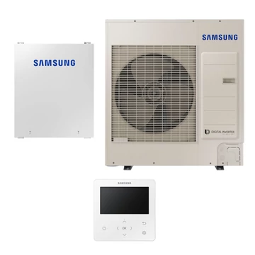 Samsung Mono R32 hőszivattyú 8 kW + vezérlő szett (szelepvezérlő + szabályzó), 3 fázis