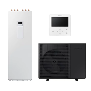 Samsung Mono ClimateHub R290 hőszivattyú 12 kW + 260l-es tartály + vezetékes szabályzó, 1 fázis