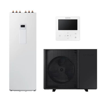 Samsung Mono ClimateHub R290 hőszivattyú 12 kW + 260l-es tartály + vezetékes szabályzó, 3 fázis