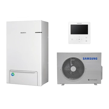 Samsung Split R32 hőszivattyú 4.4 kW + beltéri oldalfali Hydro egység + vezetékes szabályzó, 1 fázis