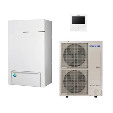 Samsung Split R410A hőszivattyú 16 kW + beltéri oldalfali Hydro egység + vez. szabályzó, 1 fázis