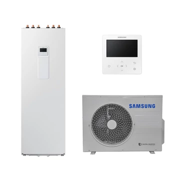 Samsung Split ClimateHub R32 hőszivattyú 6 kW + 200l-es tartály + vezetékes szabályzó, 1 fázis
