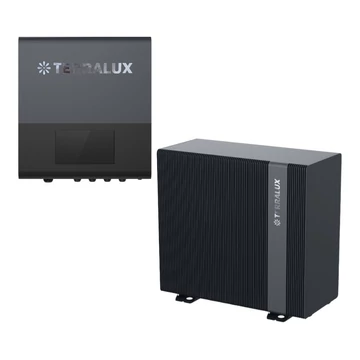 TERRALUX Hi-Master 9 monoblokk levegő-víz hőszivattyú, 1fázis Wi-fi-s, 9,33kW+ CM10 vezérlő modul