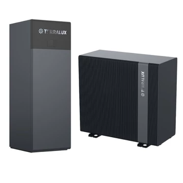 TERRALUX Hi-Master 9 monoblokk levegő-víz hőszivattyú, 1fázis Wi-fi-s, 9,33kW+ HT10 hidr. torony TERRALUX Hi-Master 9 monoblokk levegő-víz hőszivattyú, 1fázis Wi-fi-s, 9,33kW+ HT10 hidr. torony