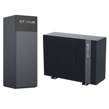 TERRALUX Hi-Master 13 monoblokk levegő-víz hőszivattyú, 3fázis Wi-fi-s, 13,45kW+HT10 hidr. torony