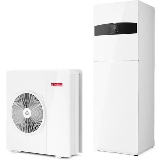 Ariston Nimbus Compact 80 M NET R32 monob. hősziv. 8 kW, beltéri+180l HMV, 1 fütőkör, 1 fázis