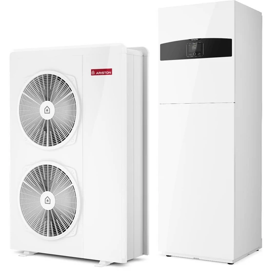 Ariston Nimbus Compact 120 M NET R32 monob. hősziv. 12 kW, beltéri+180l HMV, 1 fütőkör, 1 fázis