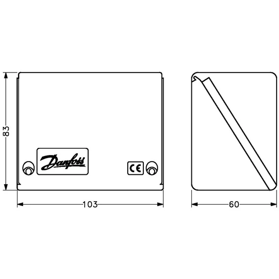 Danfoss nyomáskapcsolóhoz IP55-ös burkolat