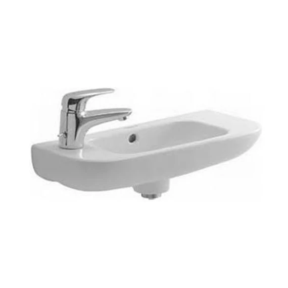 DURAVIT D-Code kézmosó, 50x22cm, bal csaplyuk (DR07065000092)