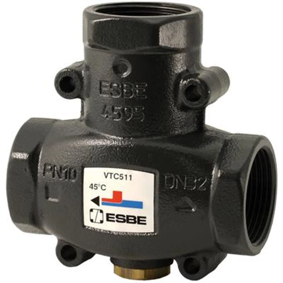 ESBE VTC511 70C 32-14 BM 1 1/4" töltőszelep szilárd tüzelés (51020900)