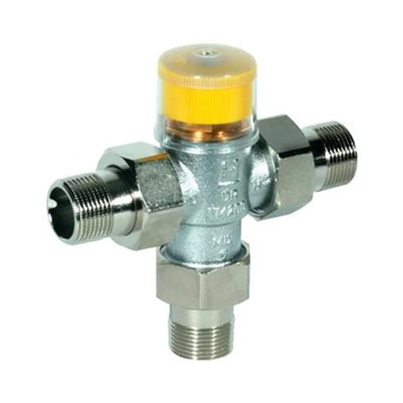 Honeywell termosztatikus keverőszelep, napkollektor rendszerekhez 3/4" PN10 max 110°C kvs=1,6
