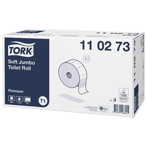 Tork toalettpapír Soft Jumbo, T1, extra fehér