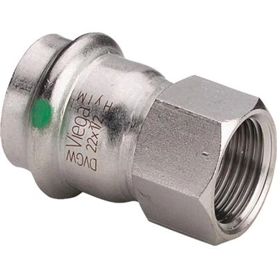VIEGA SANPR. Inox Csatl BM 22x3/4"