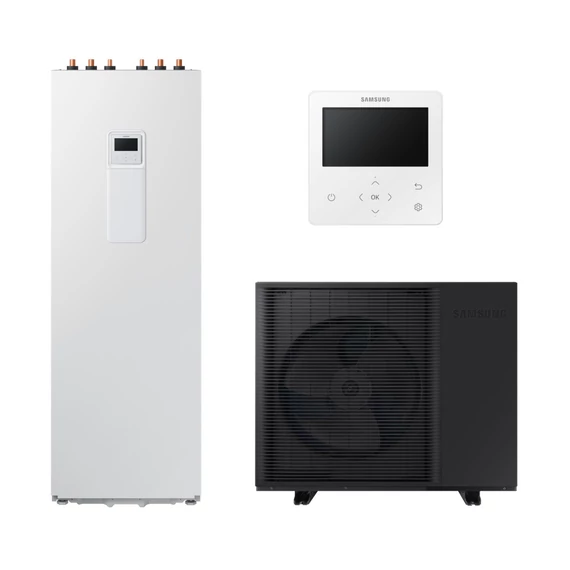 Samsung Mono ClimateHub R290 hőszivattyú 8 kW + 260l-es tartály + vezetékes szabályzó, 1 fázis