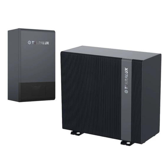 TERRALUX Hi-Master 6 monoblokk levegő-víz hőszivattyú, 1fázis Wi-fi-s, 6,61kW+ HS10 hidr. modul