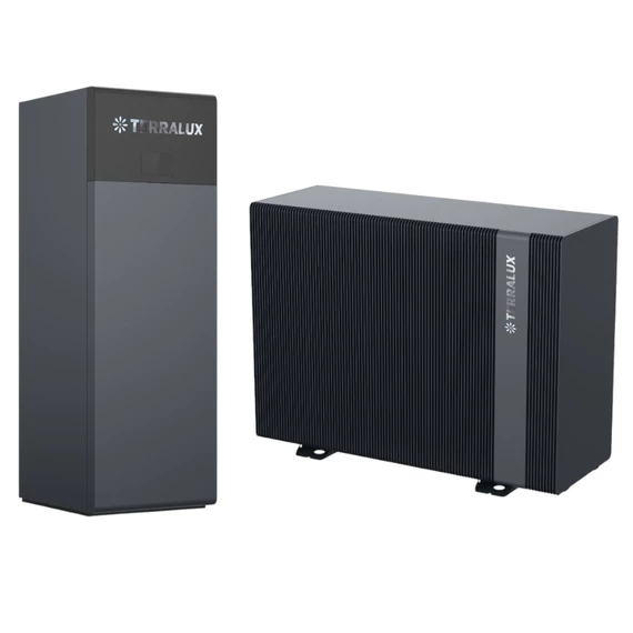 TERRALUX Hi-Master 16 monoblokk levegő-víz hőszivattyú, 3fázis Wi-fi-s, 16,6kW+ HT10 hidr. torony